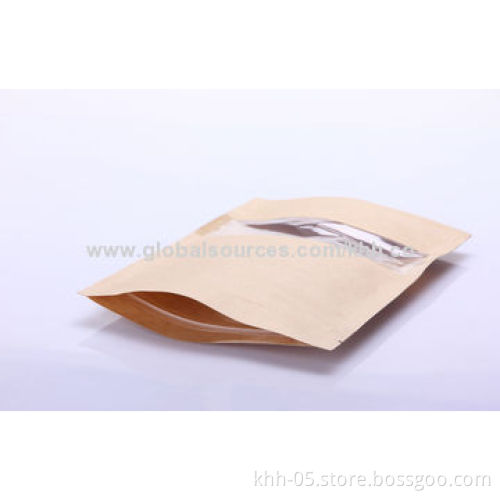 Natural Kraft Paper Bag/Natural Kraft Foil Stand Up Zip Pouch